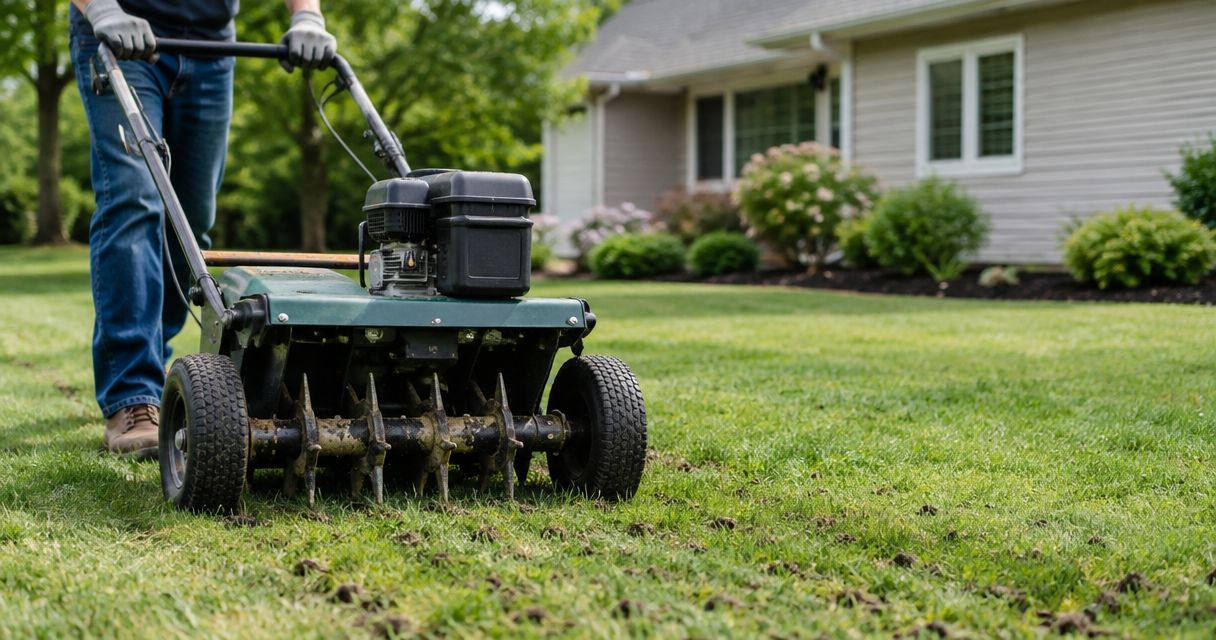 How much does lawn aeration cost in central Iowa?