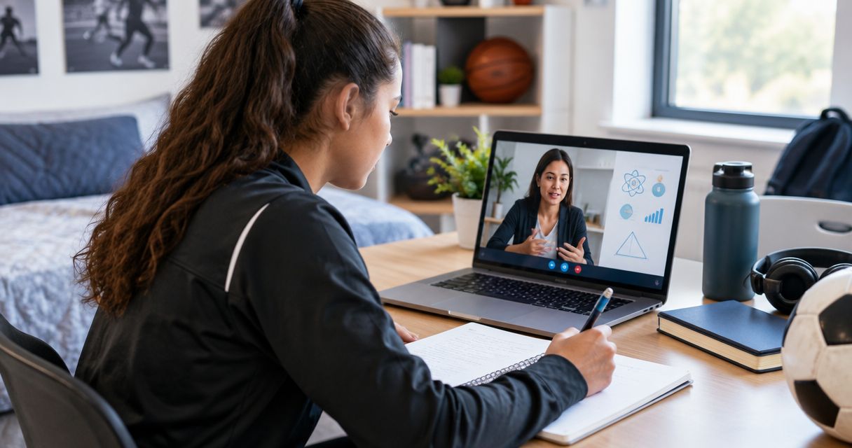 Personalised tutoring for student athletes with tight schedules
