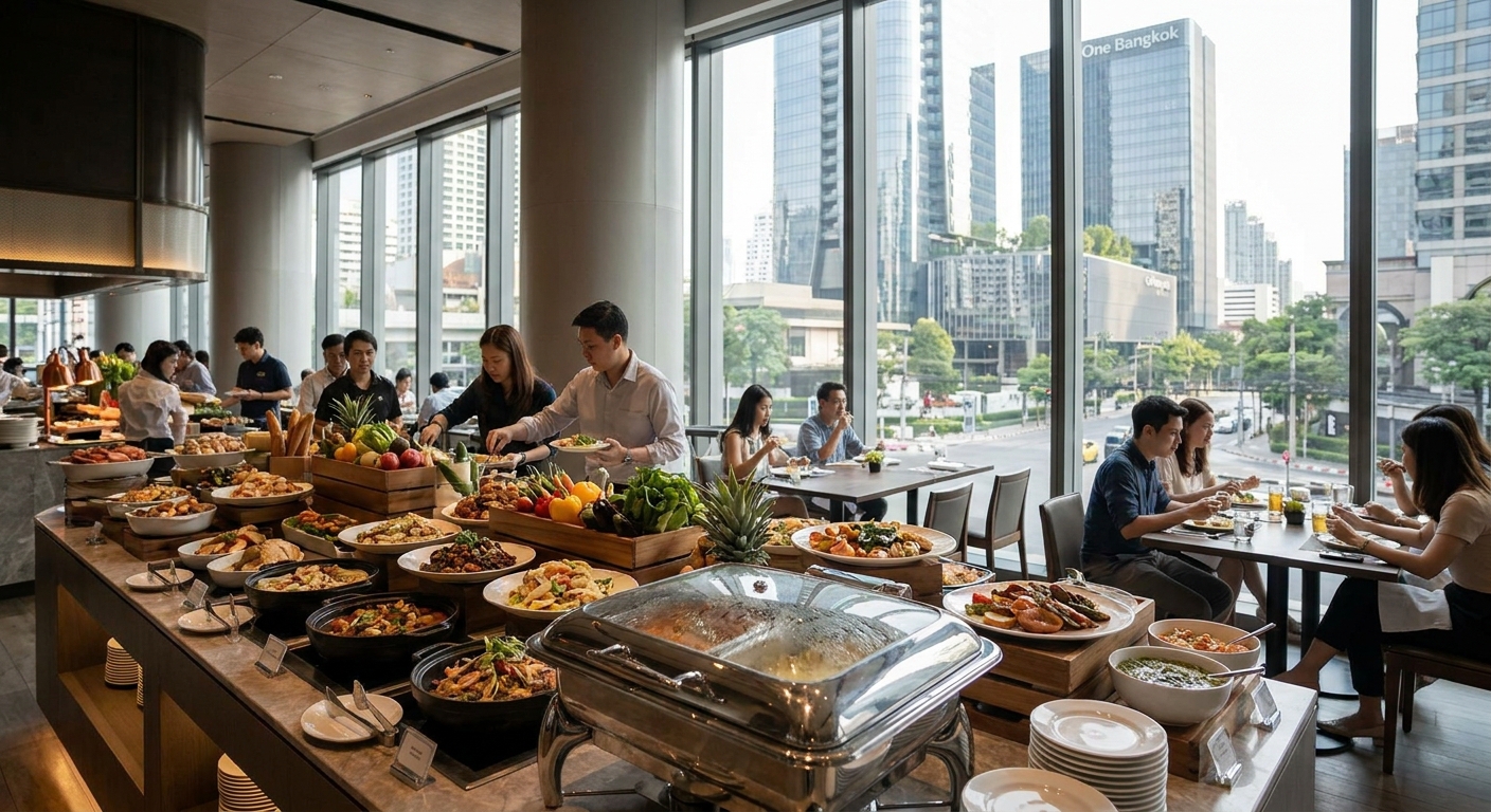 Buffet near One Bangkok mall Bangkok