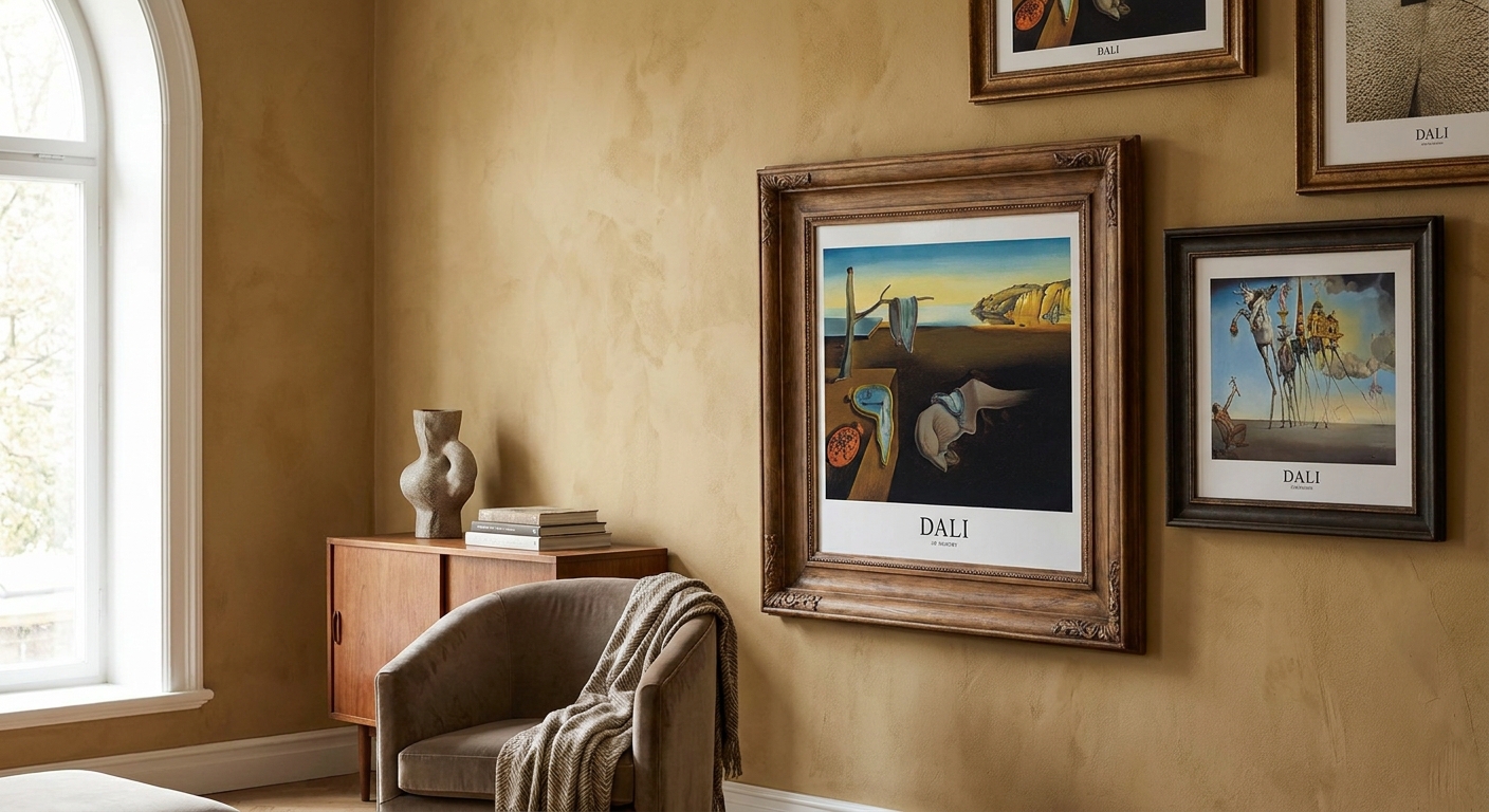 Salvador Dali prints for surrealist interiors