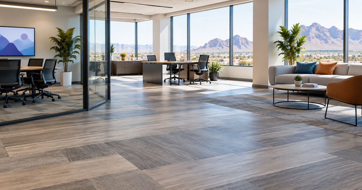 Best commercial flooring options for Arizona businesses 2026