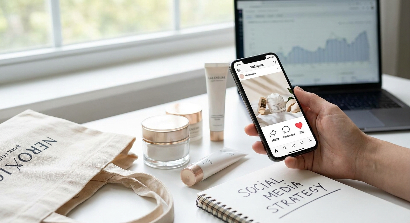 Social media marketing for skincare brands