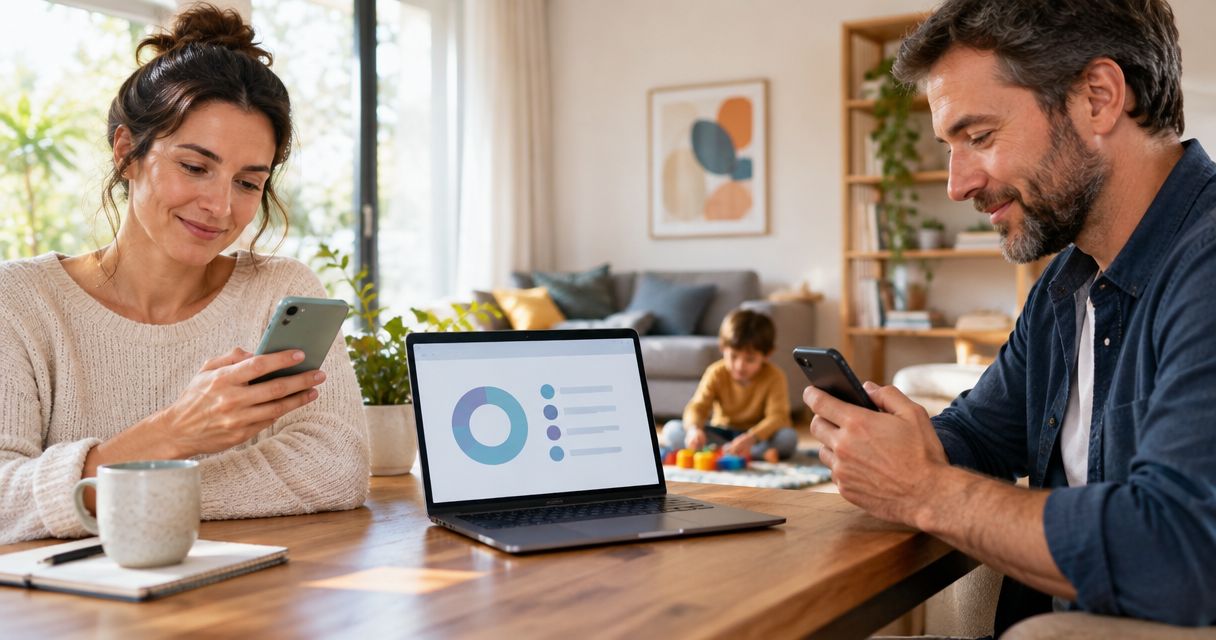 Chat analysis for co-parents: separate logistics from connection