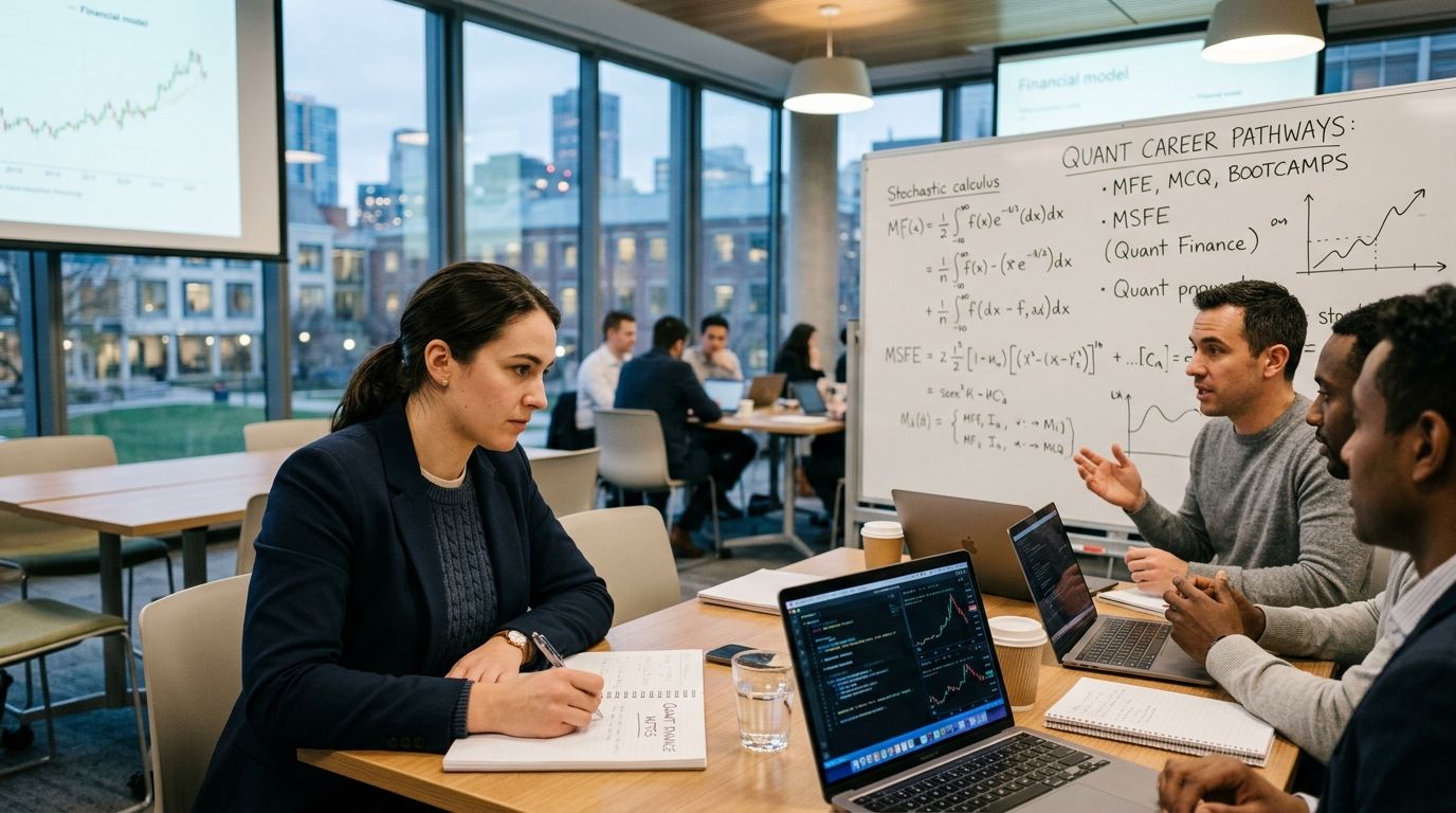 Best career pivot programs for switching into quant finance