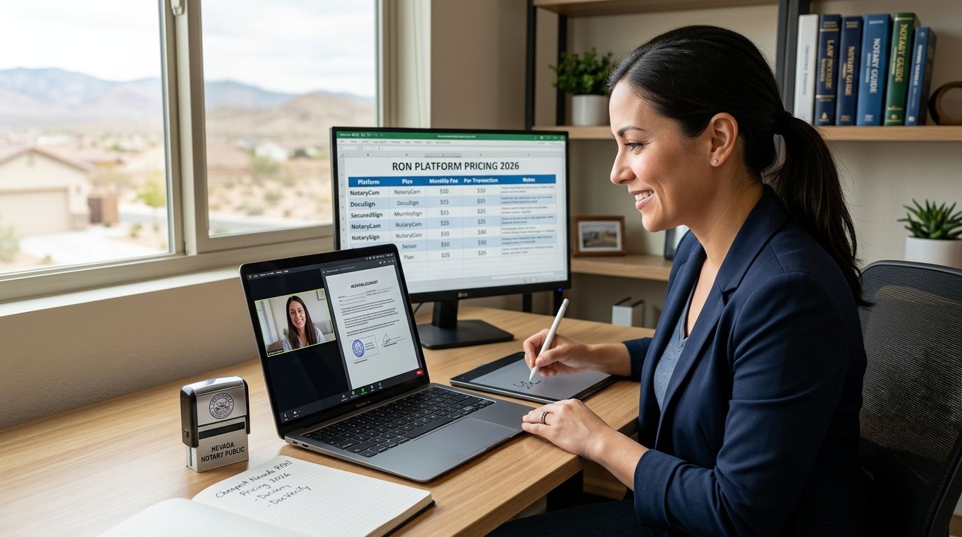 Remote online notary platforms ranked by price 2026