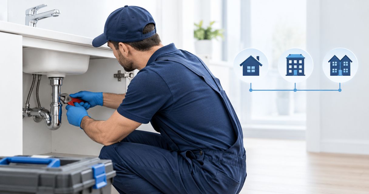 How to group plumbing repairs across rental properties