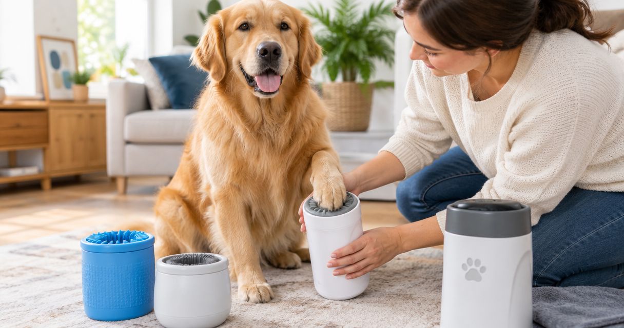 Dog paw cleaners ranked by ease of cleaning in 2026