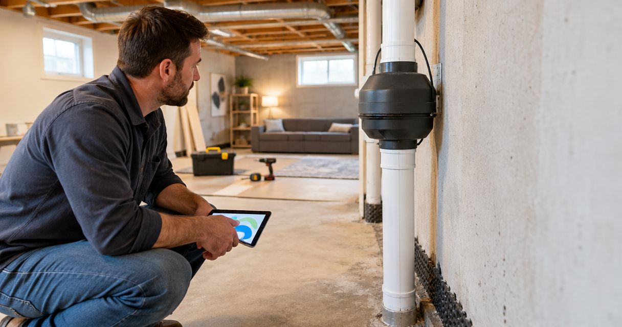How much does radon mitigation cost during a basement remodel?
