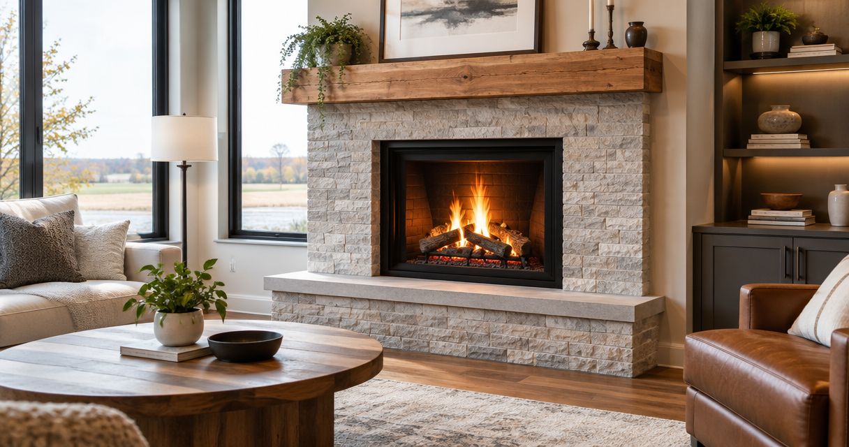 Best fireplace surround materials for a Central Iowa remodel