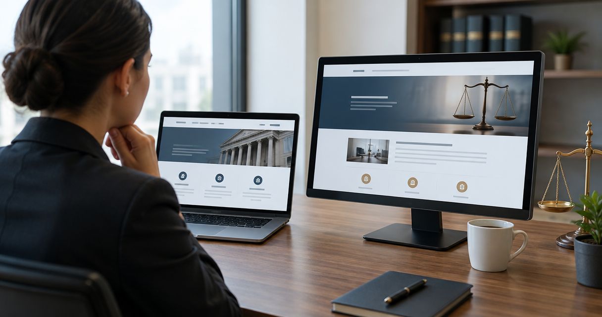 Is a custom website better than a template for law firms?