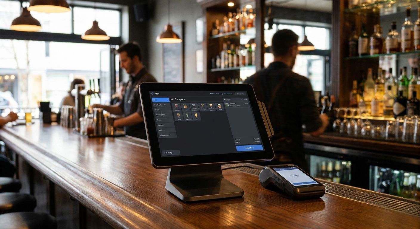 Complete POS terminal for bars and nightclubs