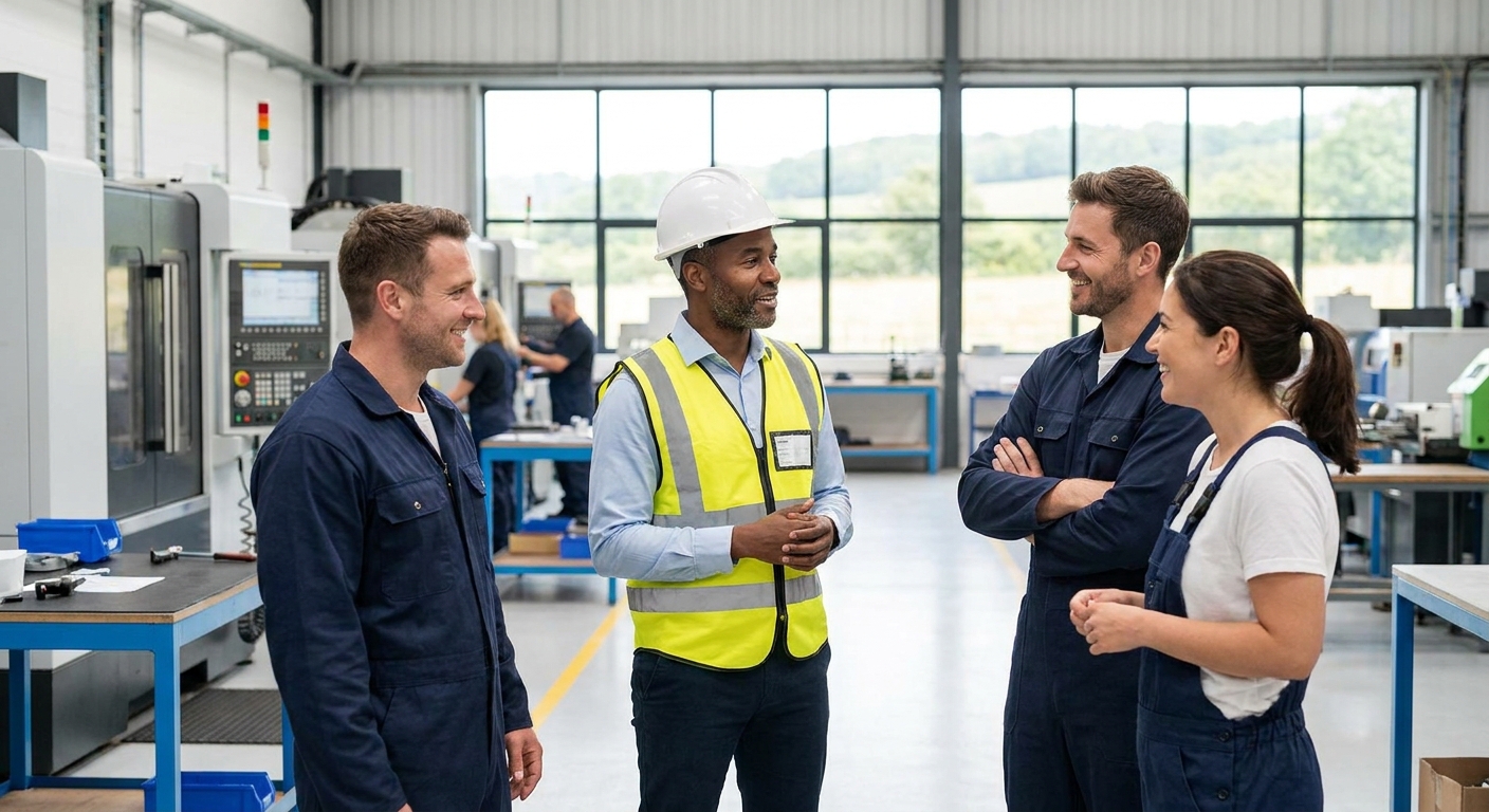 Employee relations support for manufacturing companies