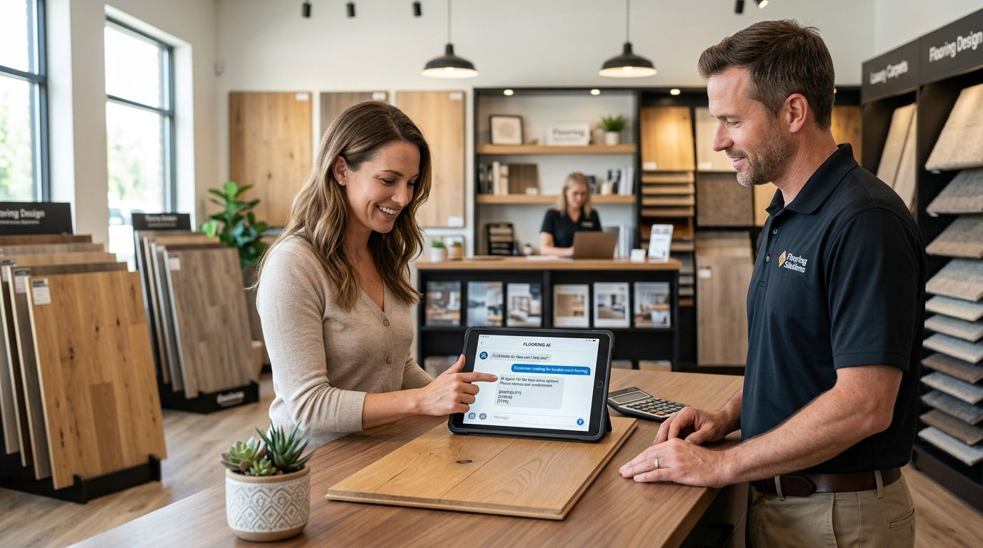 AI customer service agent for flooring companies