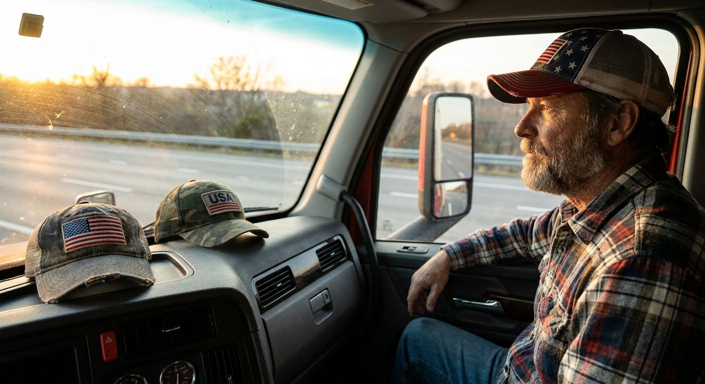 Best patriotic caps for long-haul truck drivers