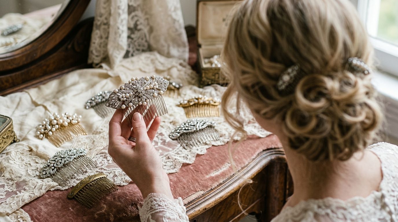 Hair combs for vintage bridal collectors