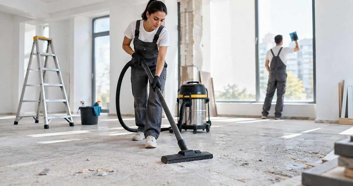Can a cleaning service handle post-construction dust and debris?