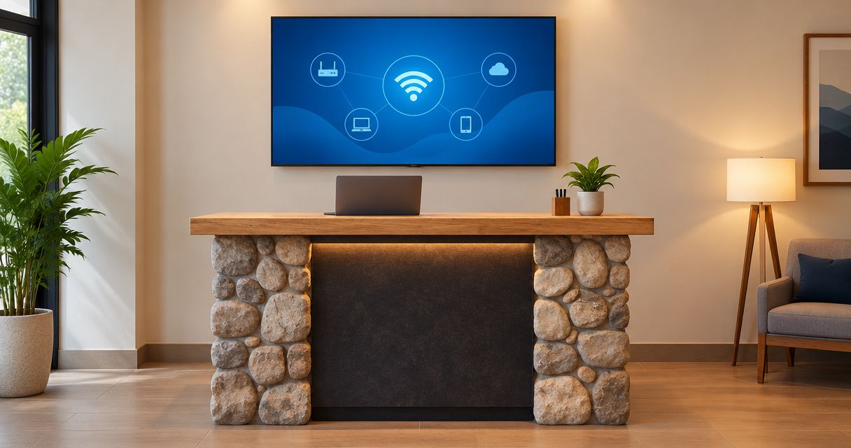 How much does network setup cost for a small hotel?