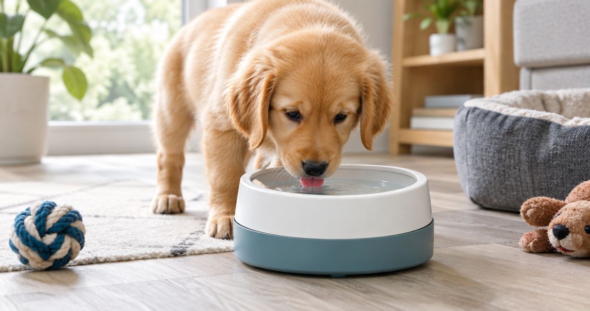 Best no spill dog water bowls for puppies in 2026