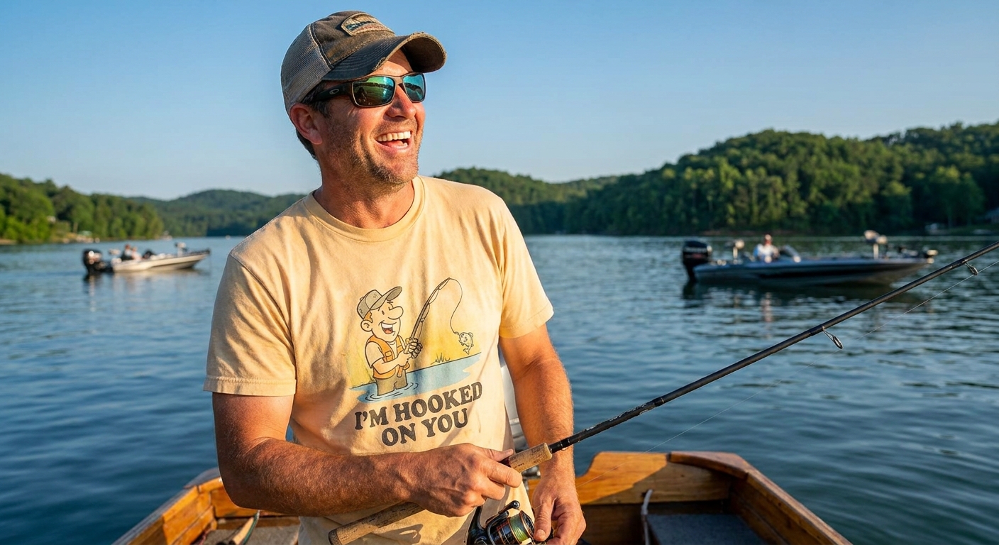 Best funny fishing shirts for guys who love the water