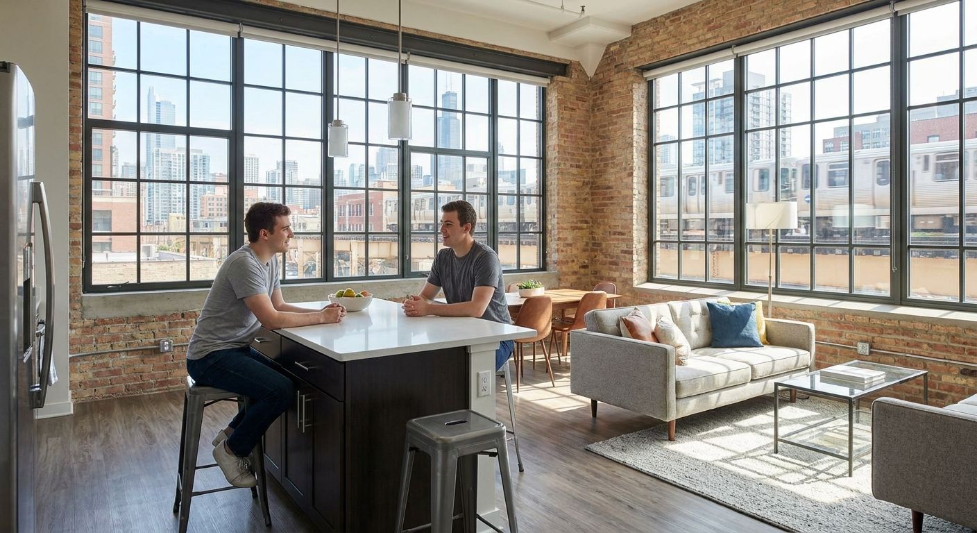 Best 2 bedroom apartments in West Loop Chicago for roommates