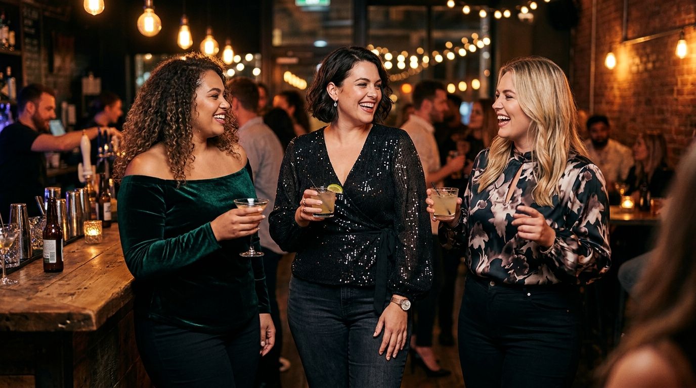 Plus size going-out tops for weekend nightlife