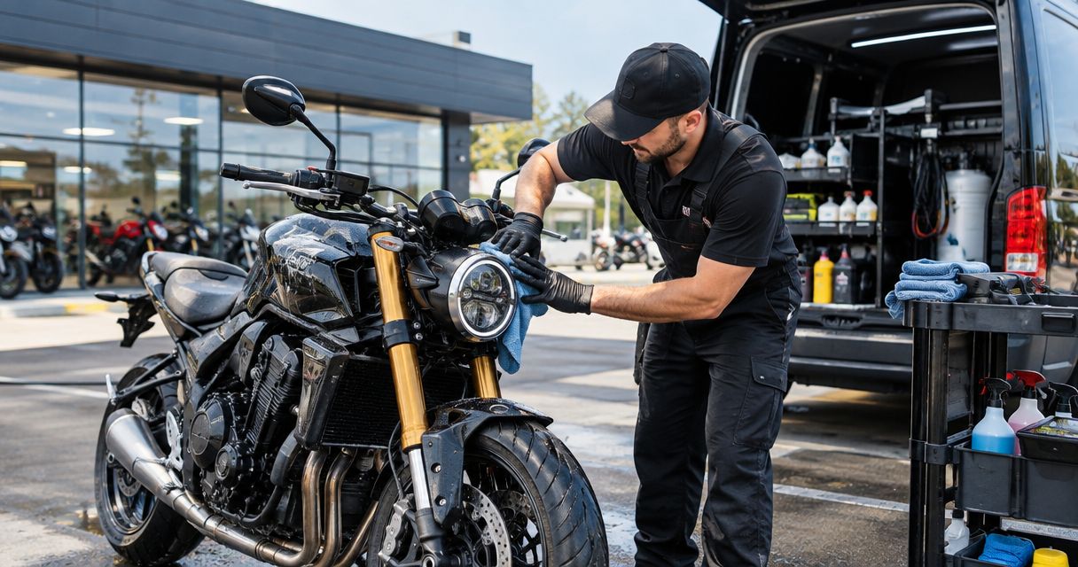 Best mobile detailing services for motorcycle dealerships 2026