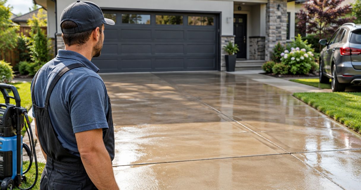 When can you park after driveway cleaning?