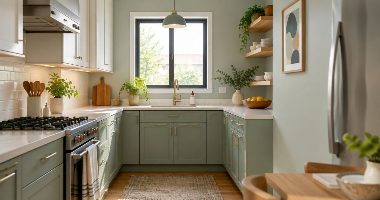 Best paint colors for small kitchens in 2026