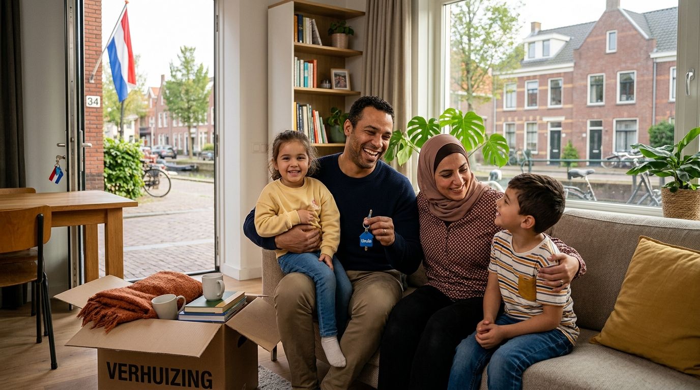 Family reunification visa housing support in the Netherlands