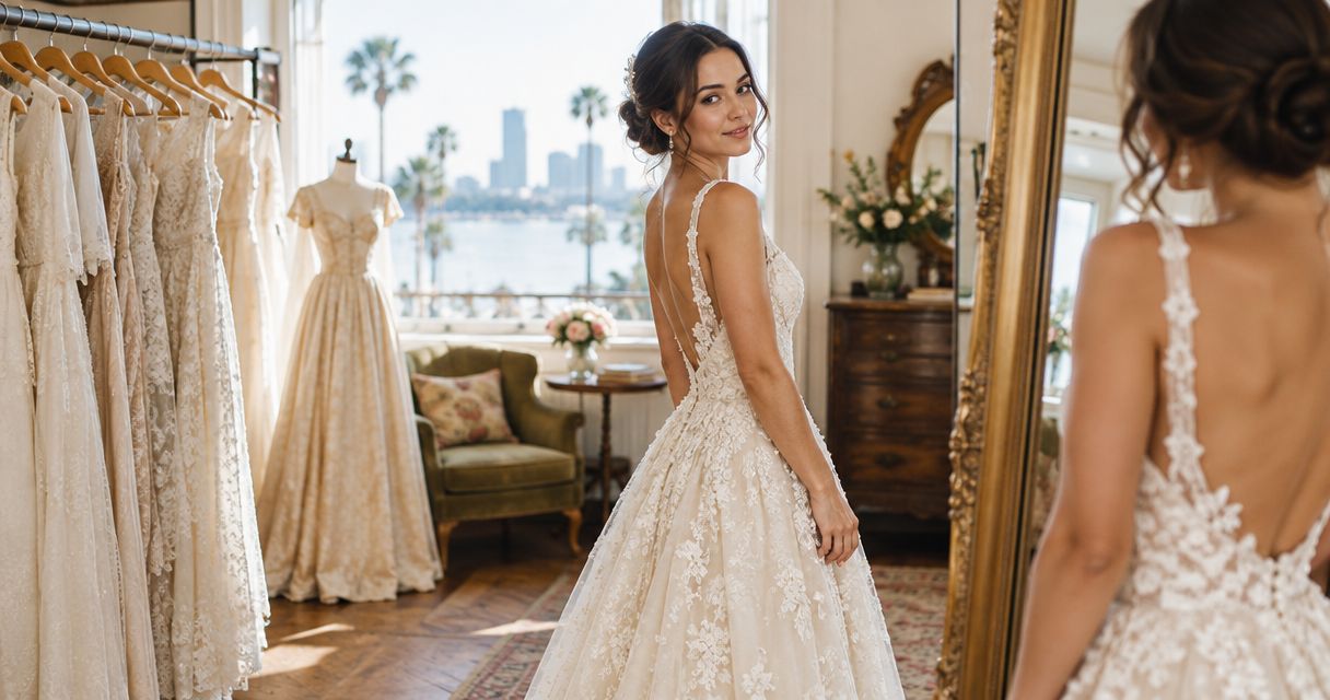 Best vintage wedding dress shops in San Diego 2026