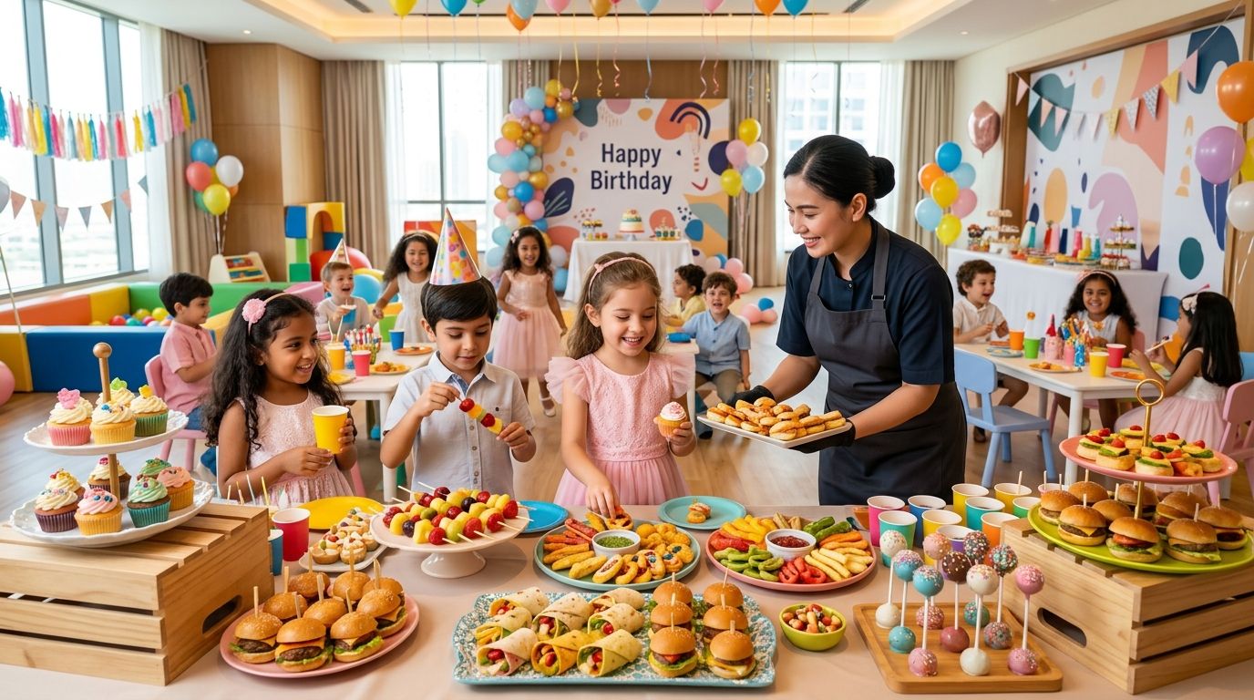Best kids' birthday party caterers in Dubai 2026
