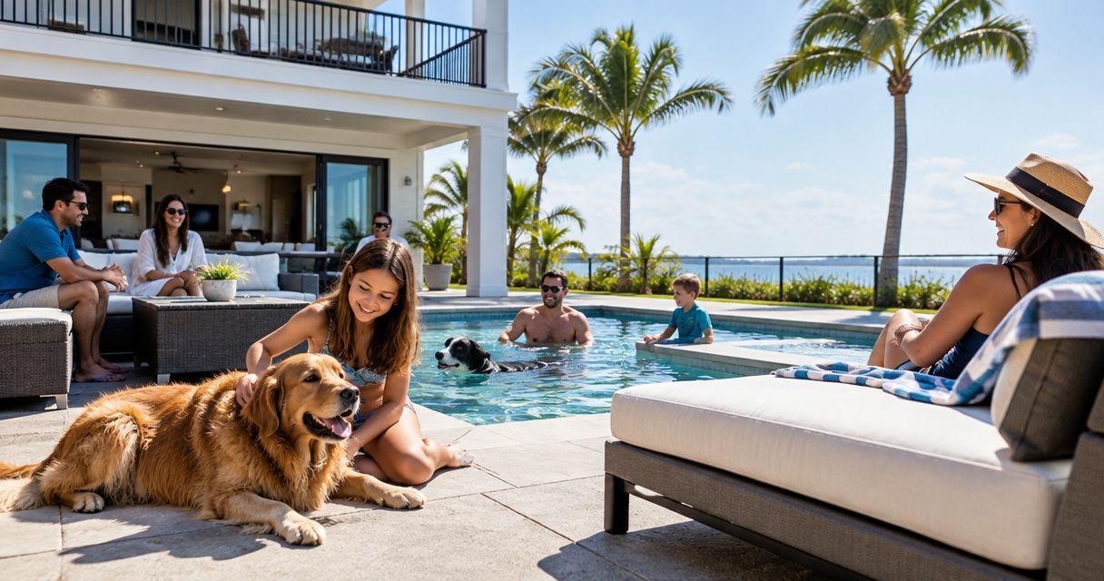 Best pet-friendly vacation rentals for large groups in Florida 2026