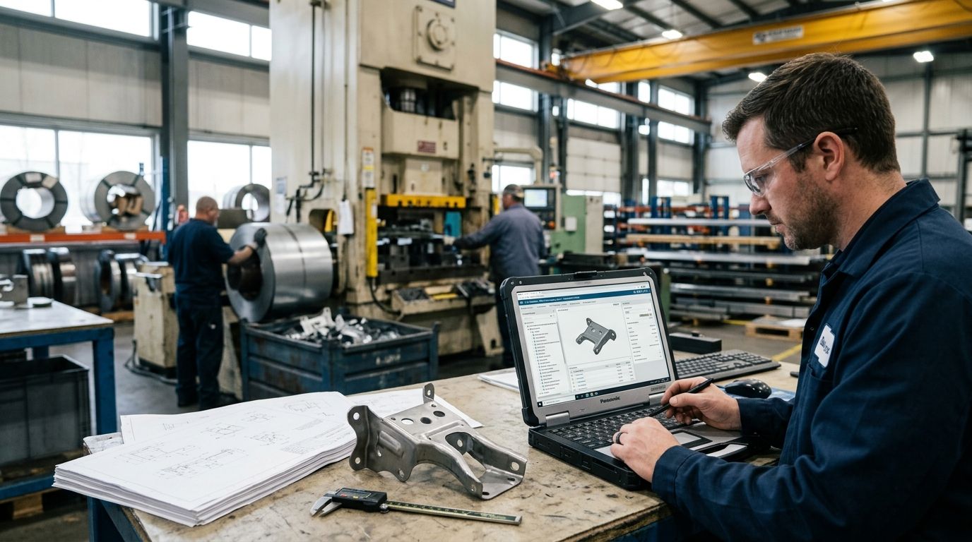 CPQ software for sheet metal stamping manufacturers