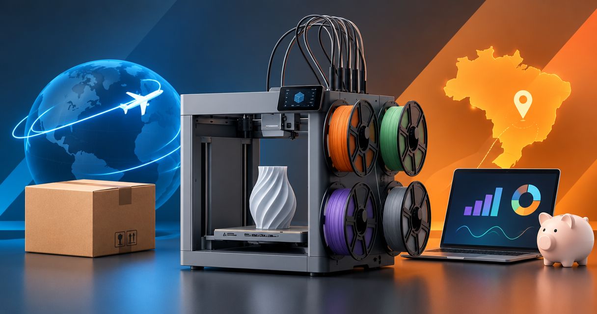Impressora 3D: preço de importação ou compra no Brasil?