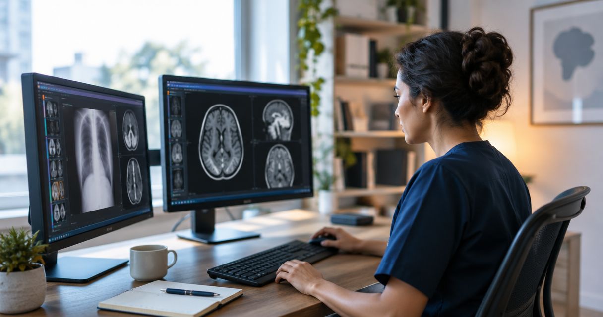 Can radiologists work fully remote for their whole career?