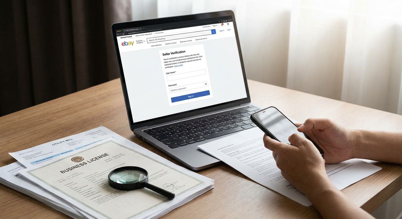 How to verify a business address for a marketplace seller account