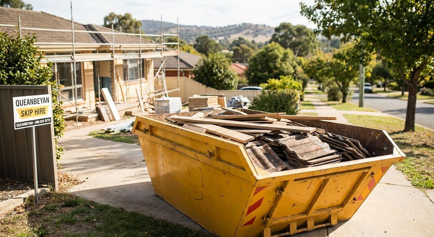 Skip bin hire for Queanbeyan renovations