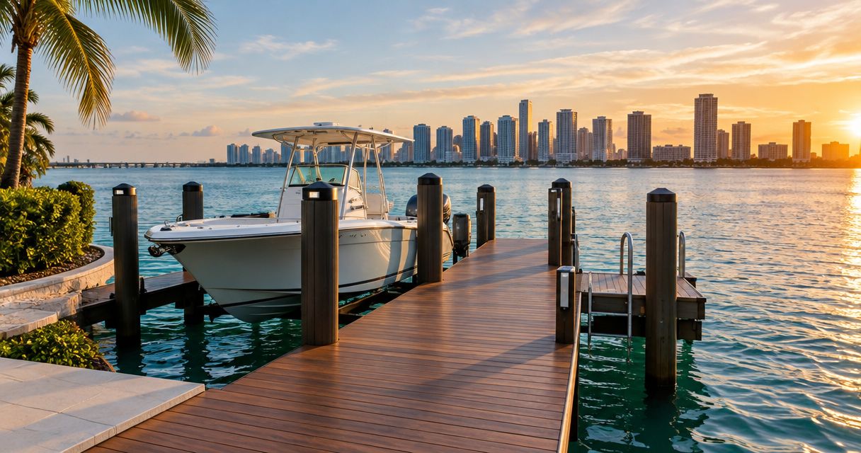 How much does it cost to build a private dock in Miami?