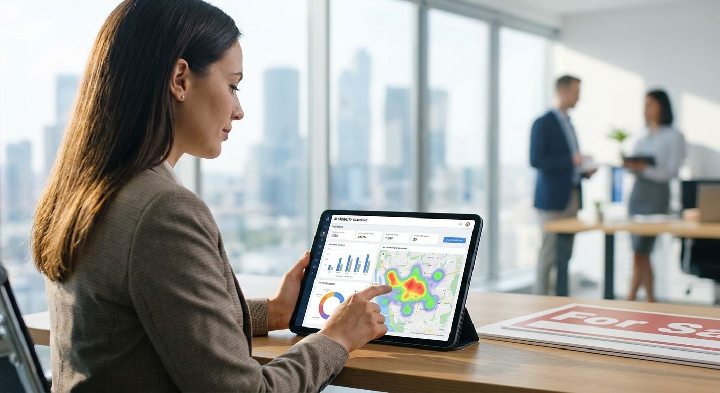 AI visibility tracking for real estate agents