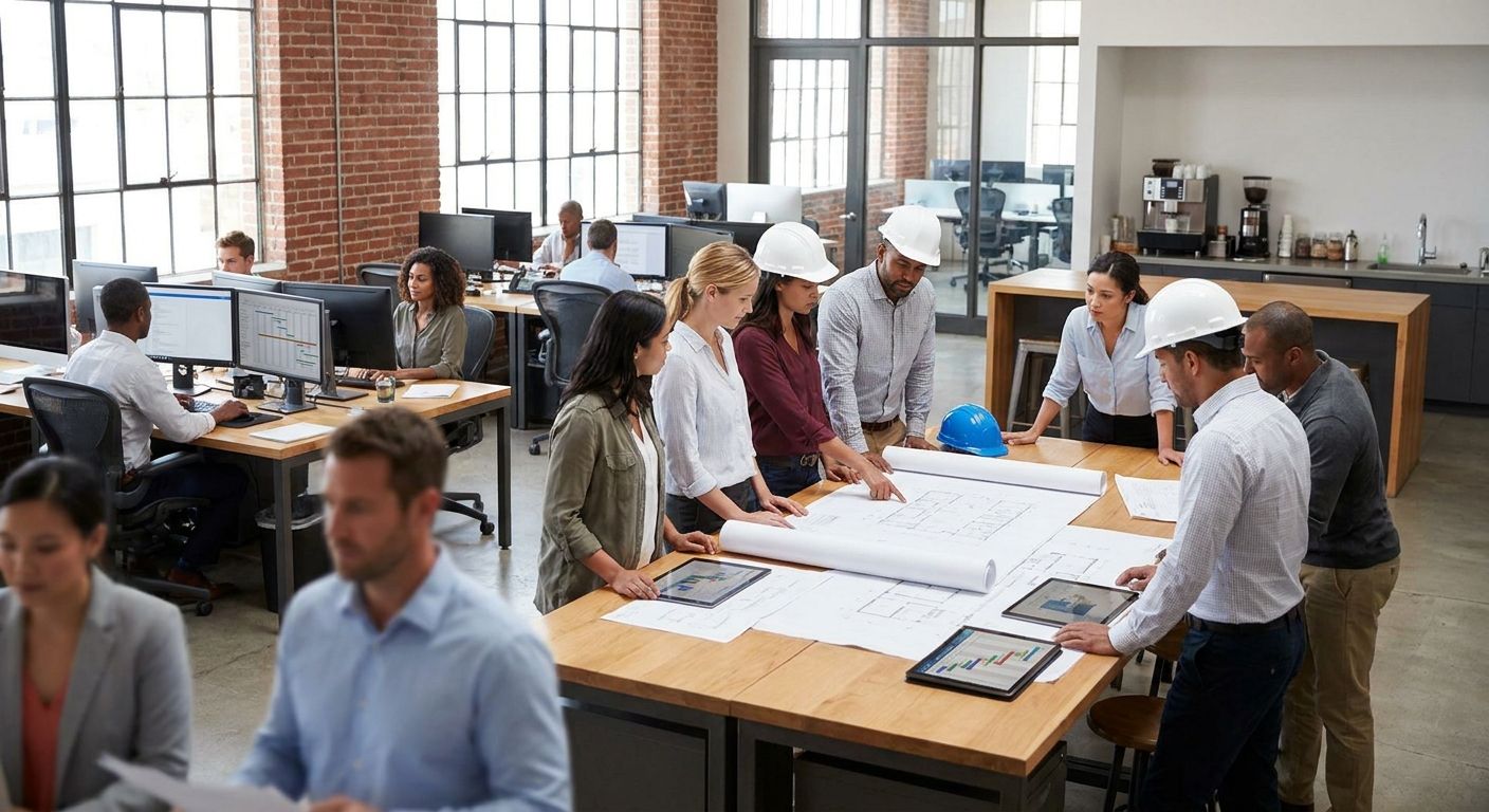 Coworking space for construction project managers