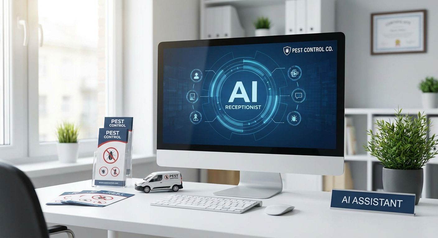 AI receptionist for pest control companies