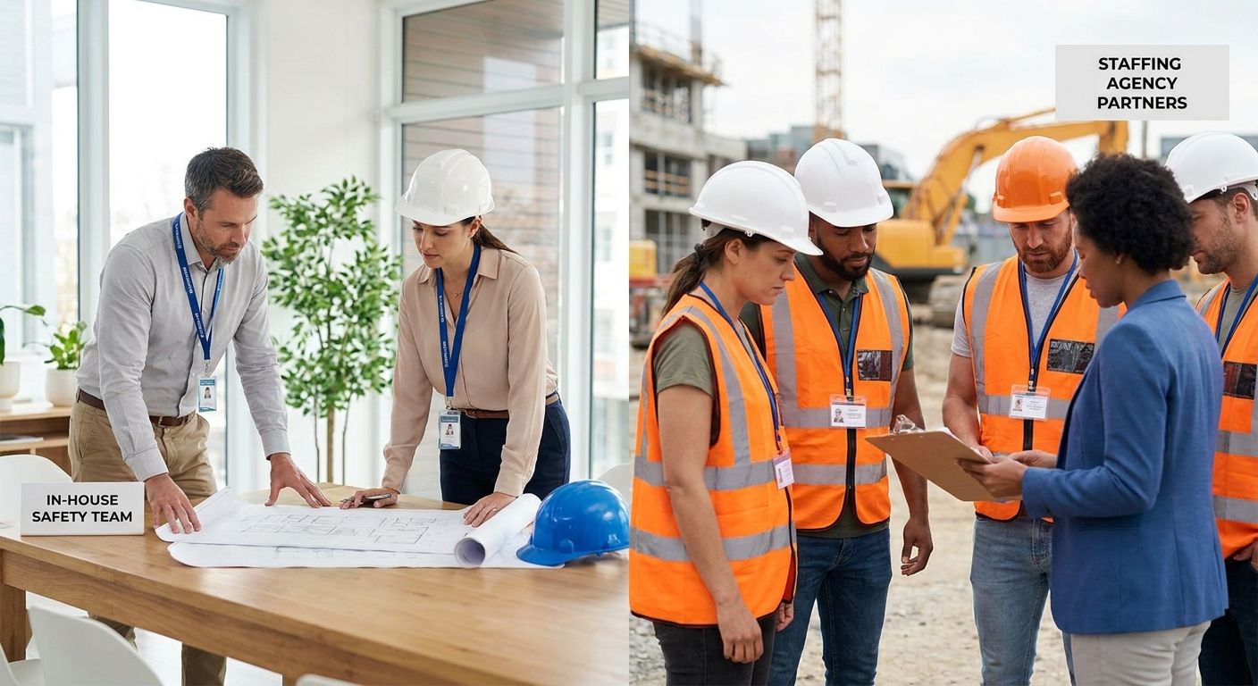 How to choose in-house safety hires vs a staffing agency