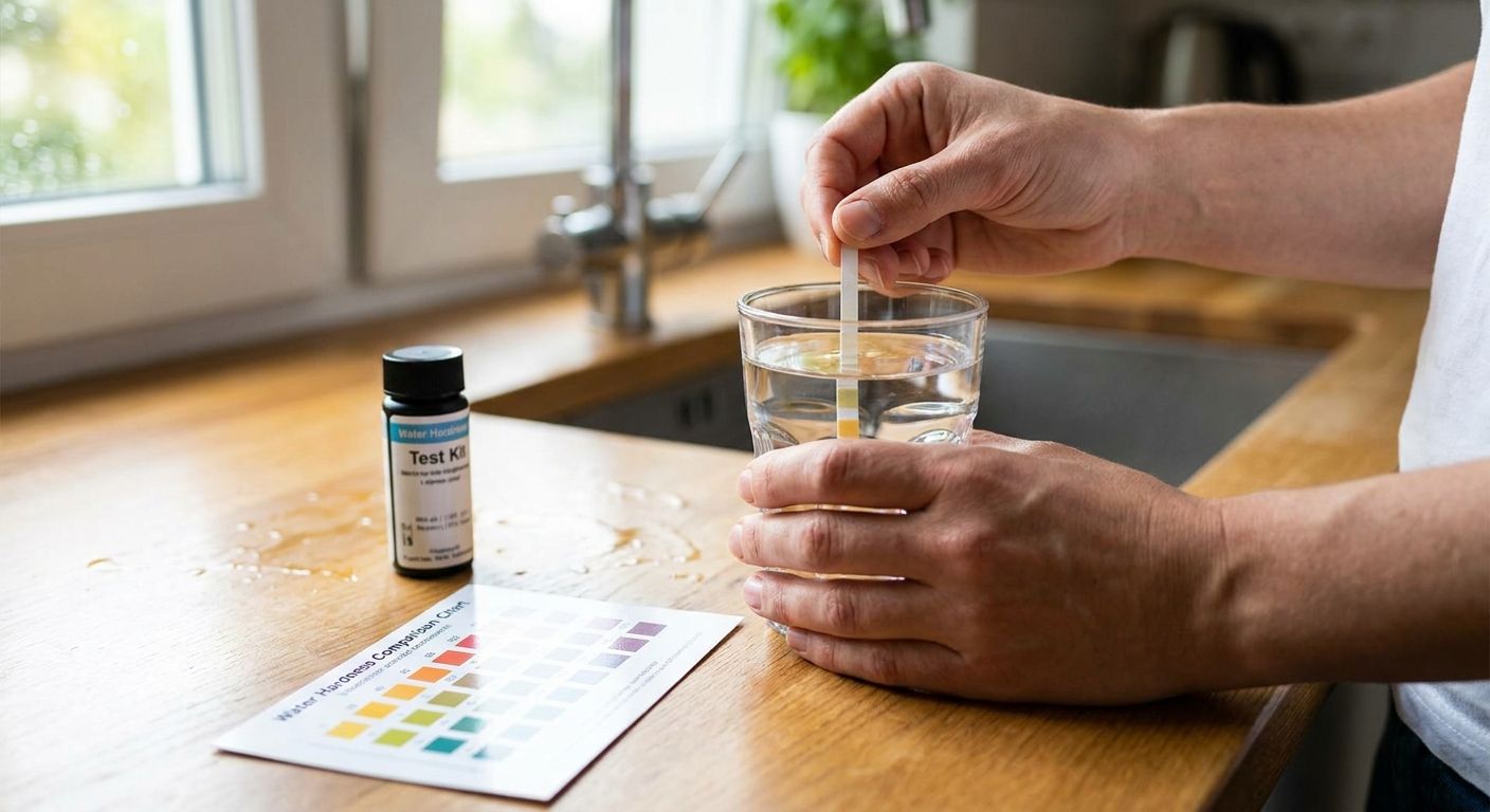 How to test your home's water hardness