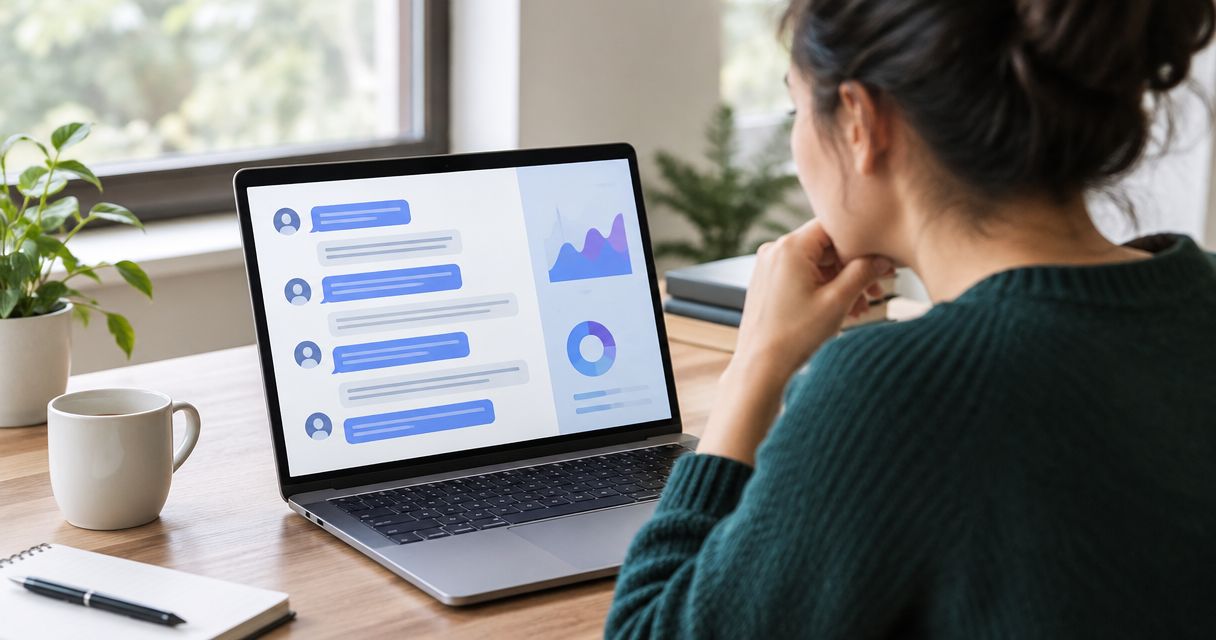 Does a chat analyzer mistake longer messages for more effort?