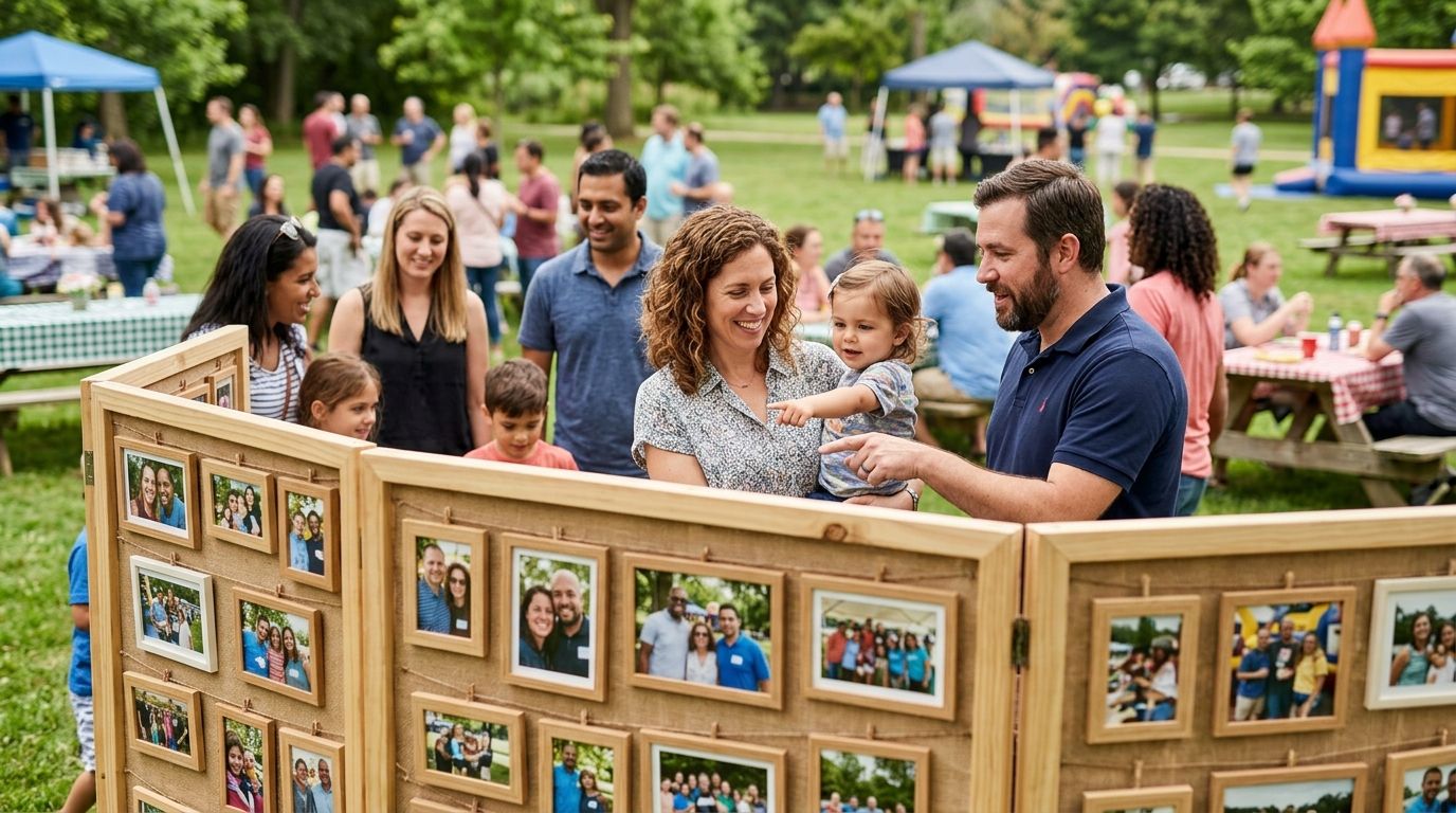 Photo galleries for company picnics and family days