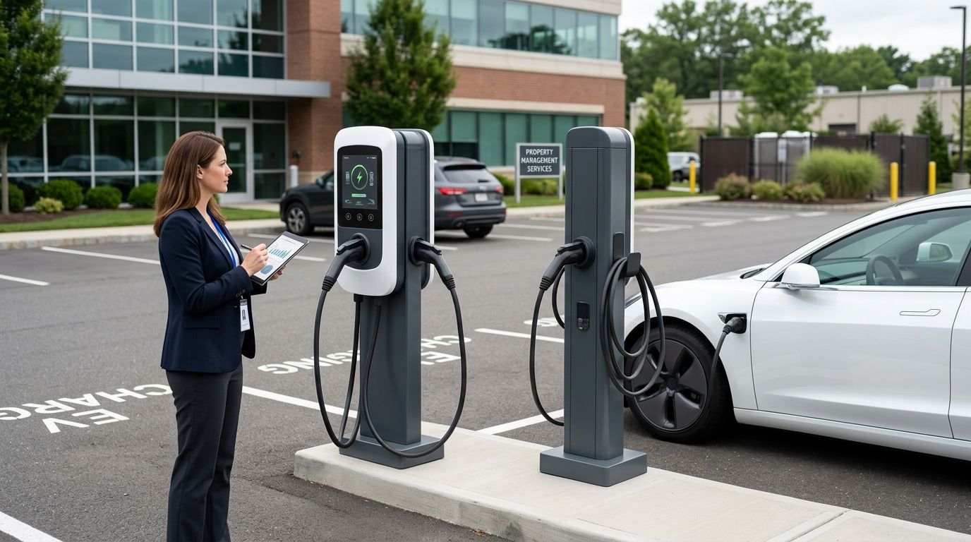 Best commercial EV charging stations for NJ property managers