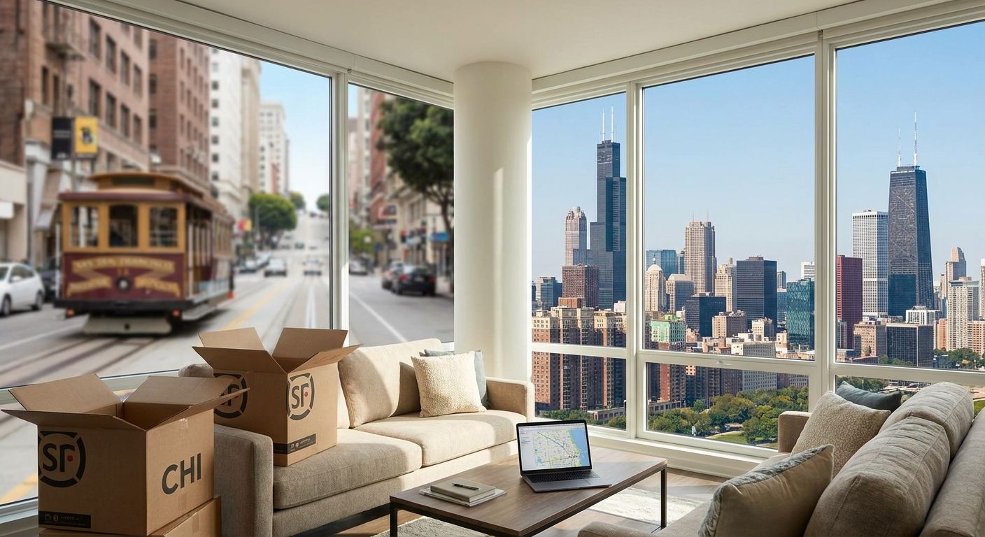 Apartments for renters relocating from San Francisco to Chicago