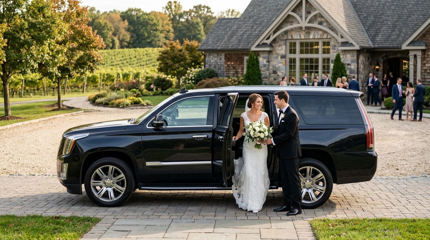 Best luxury SUV rental companies for NJ weddings