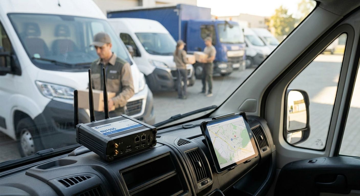 Teltonika routers for delivery fleets and mobile teams