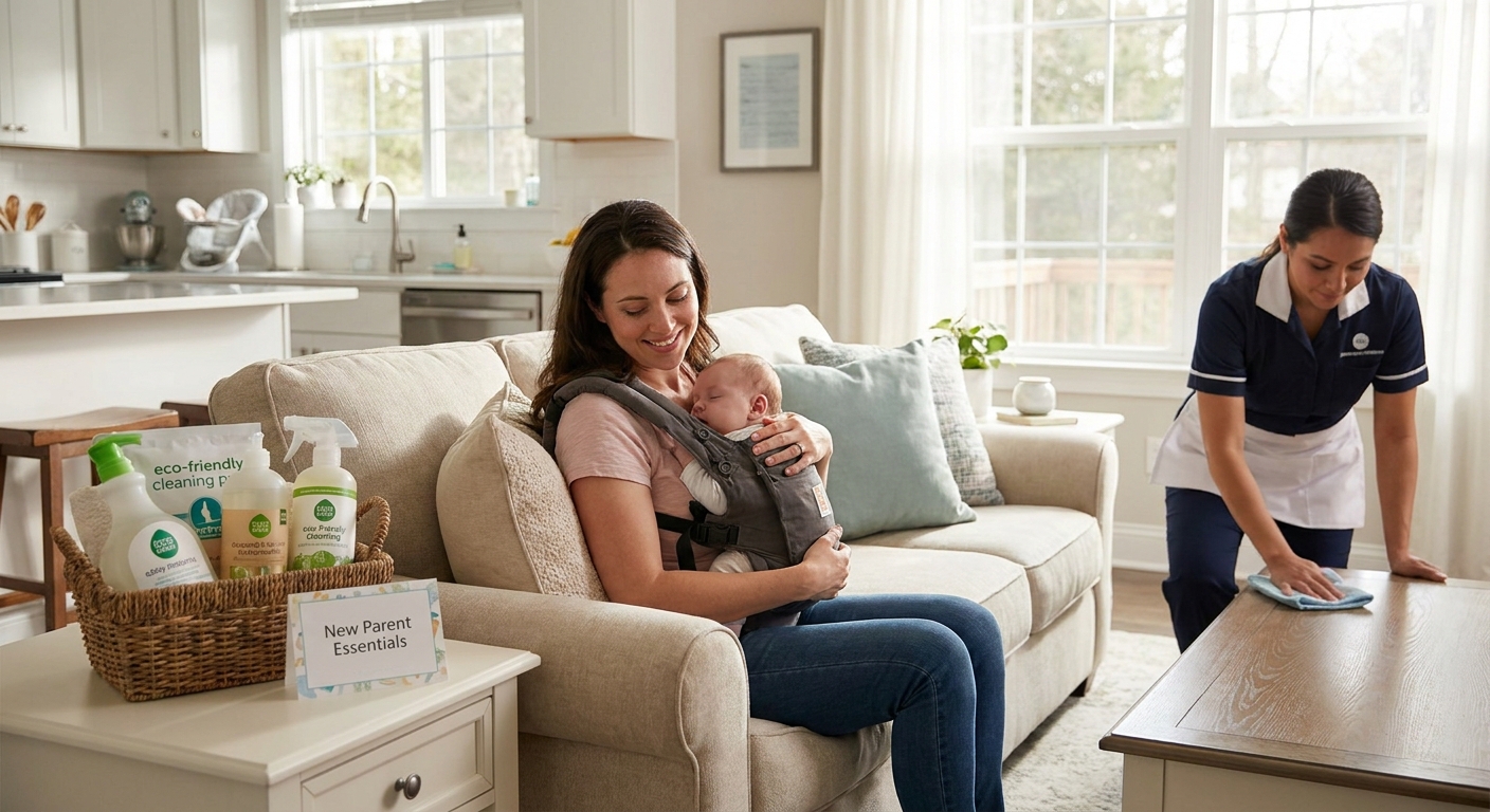 Best house cleaning package for new parents